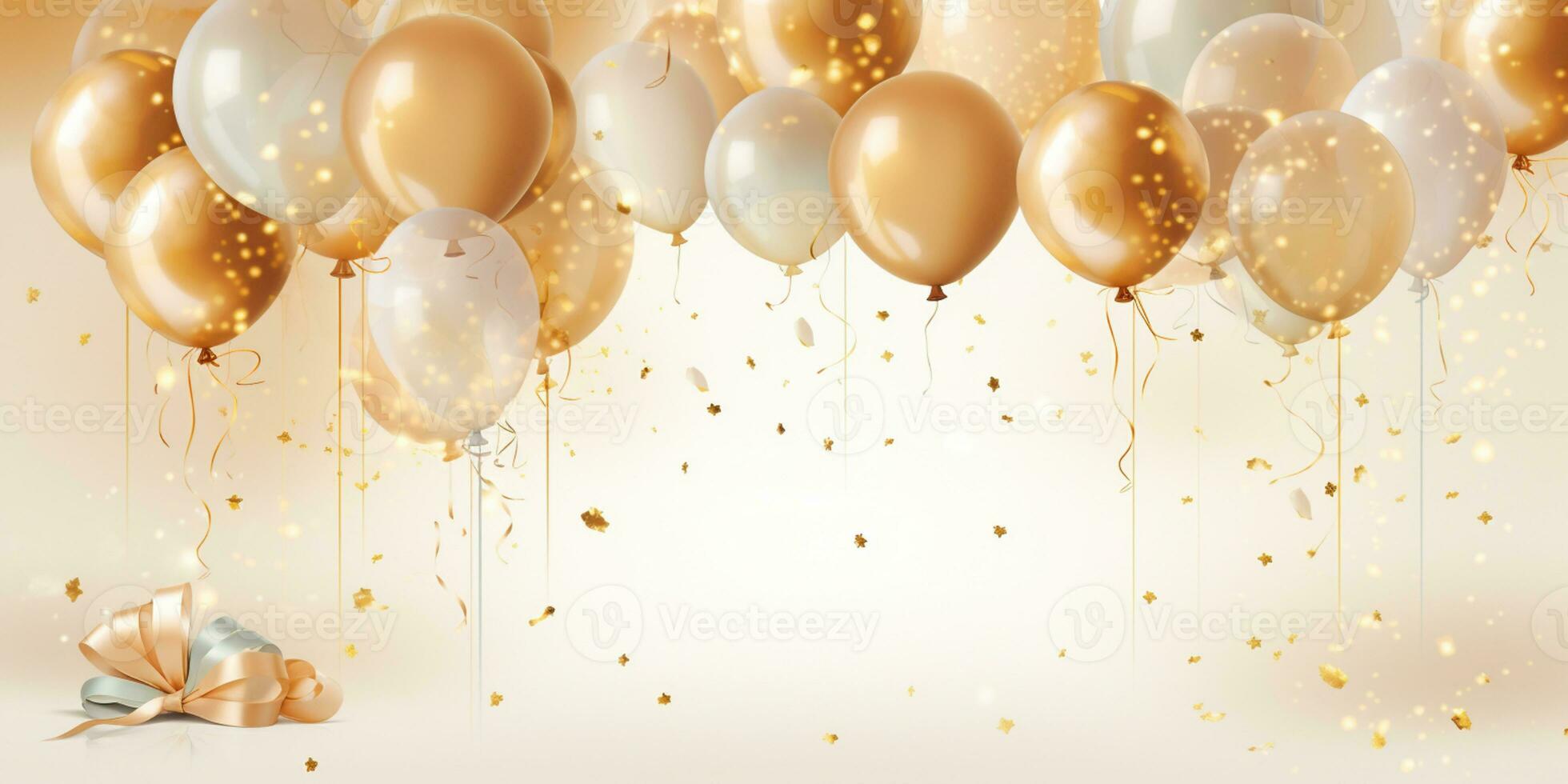 Abstract Shiny Luxury Frame, Brown and Gold Color, Premium gift design, Party, invitation card, copy space for text, word, AI Generative photo