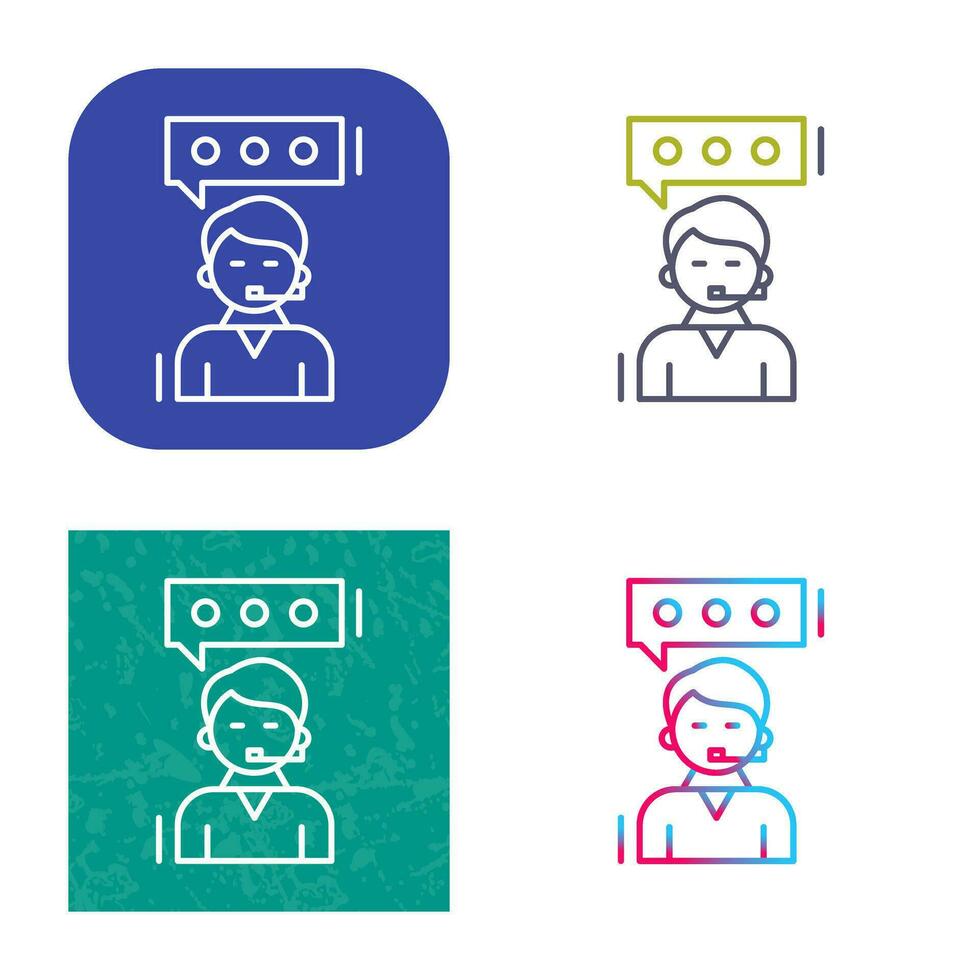 Client Service Vector Icon