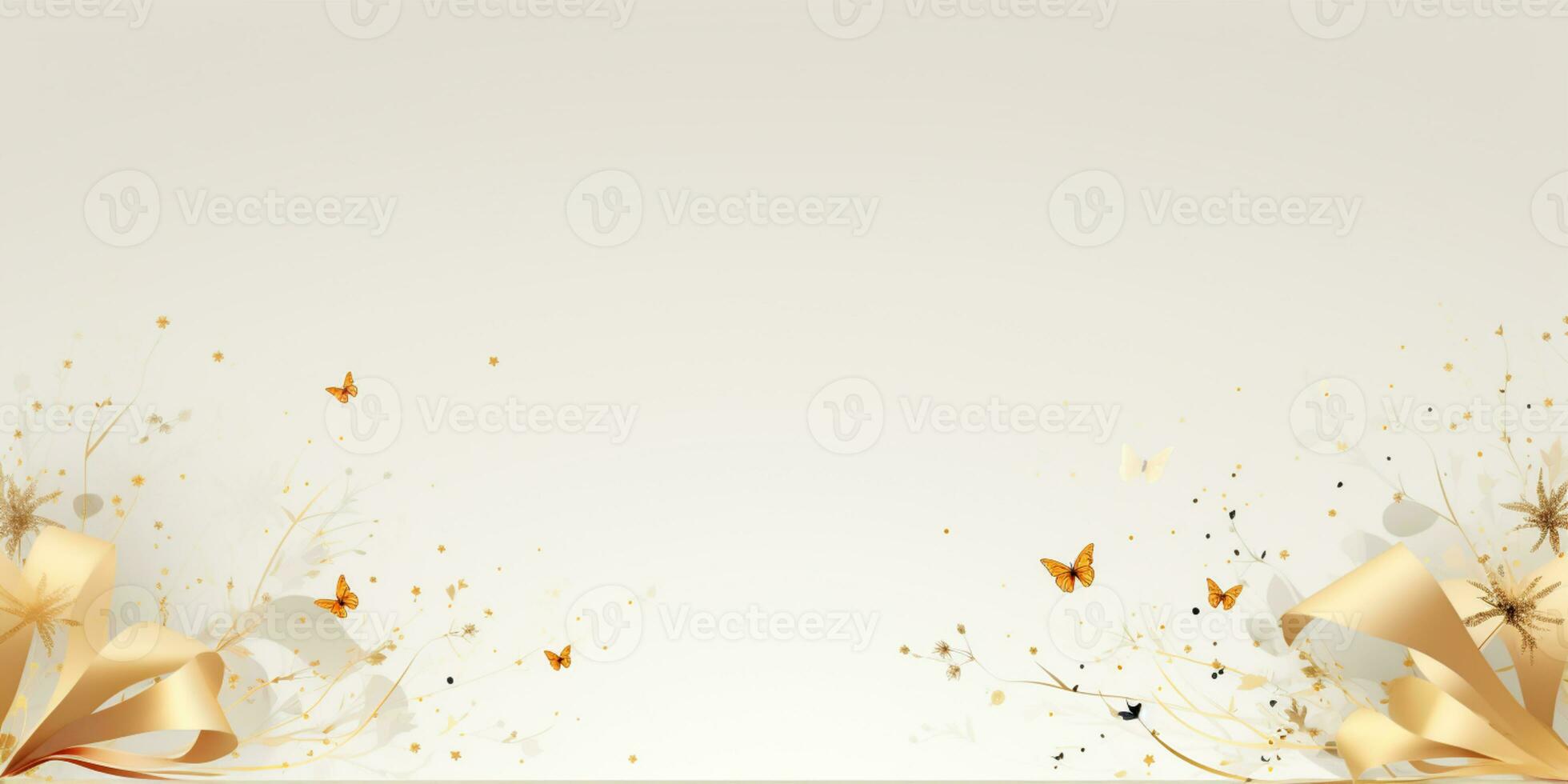 Abstract Shiny Luxury Frame, Brown and Gold Color, Premium gift design, Party, invitation card, copy space for text, word, AI Generative photo