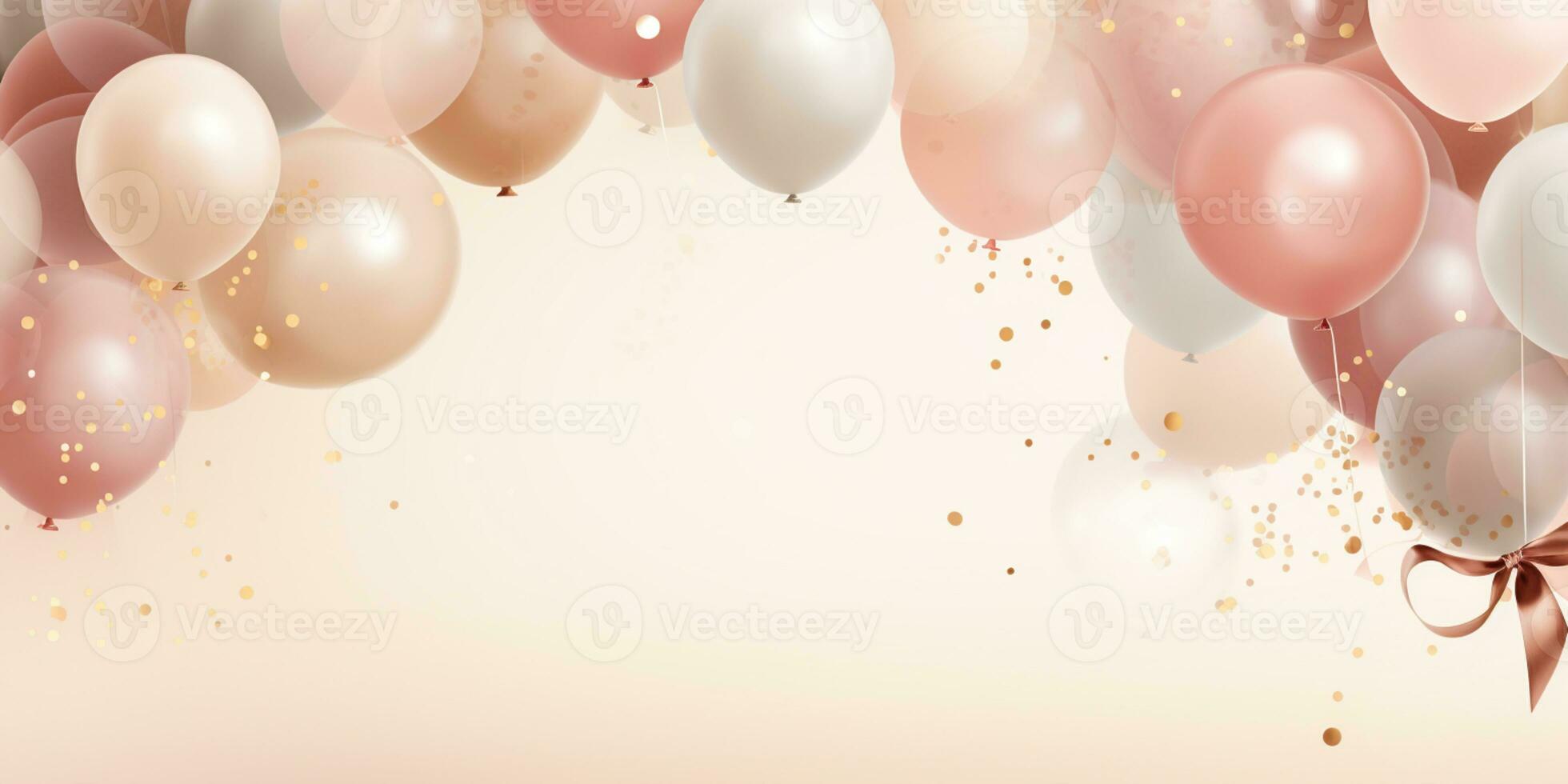 Abstract Shiny Luxury Frame, Pastel Color, Premium gift design, Party, invitation card, copy space for text, word, AI Generative photo