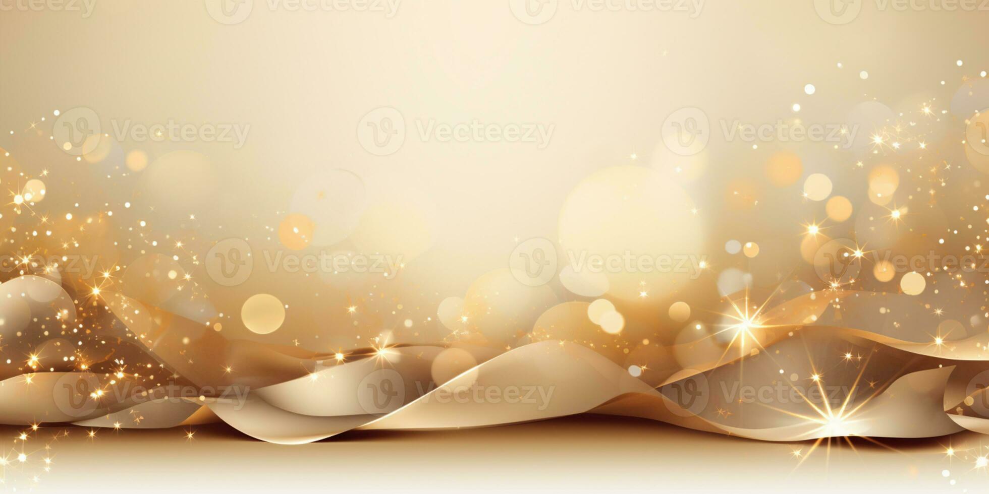 Abstract Shiny Luxury Frame, Gold Color, Premium gift design, Party, invitation card, copy space for text, word, AI Generative photo