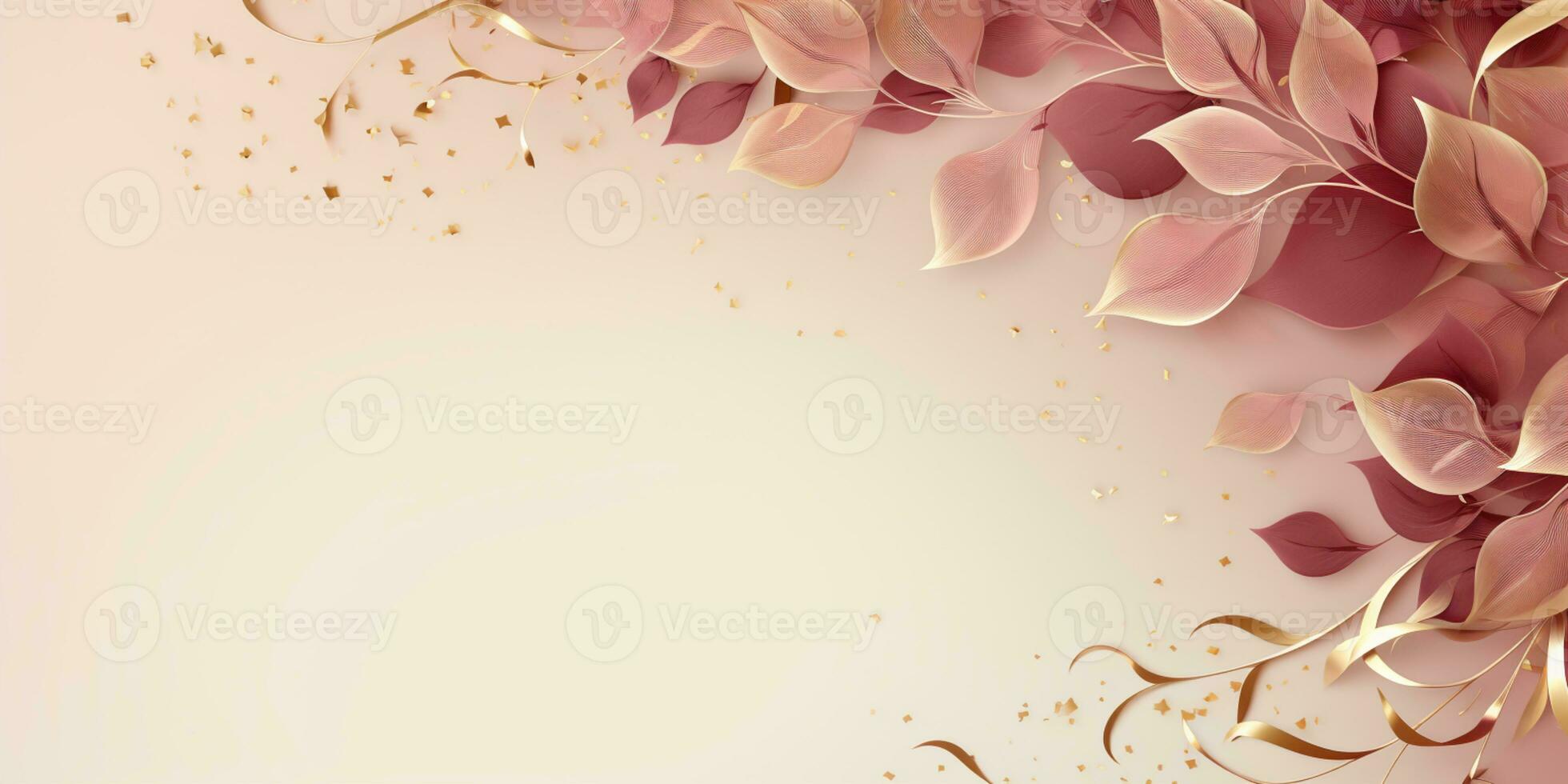 Abstract Shiny Luxury Frame, Pastel Color, Premium gift design, Party, invitation card, copy space for text, word, AI Generative photo