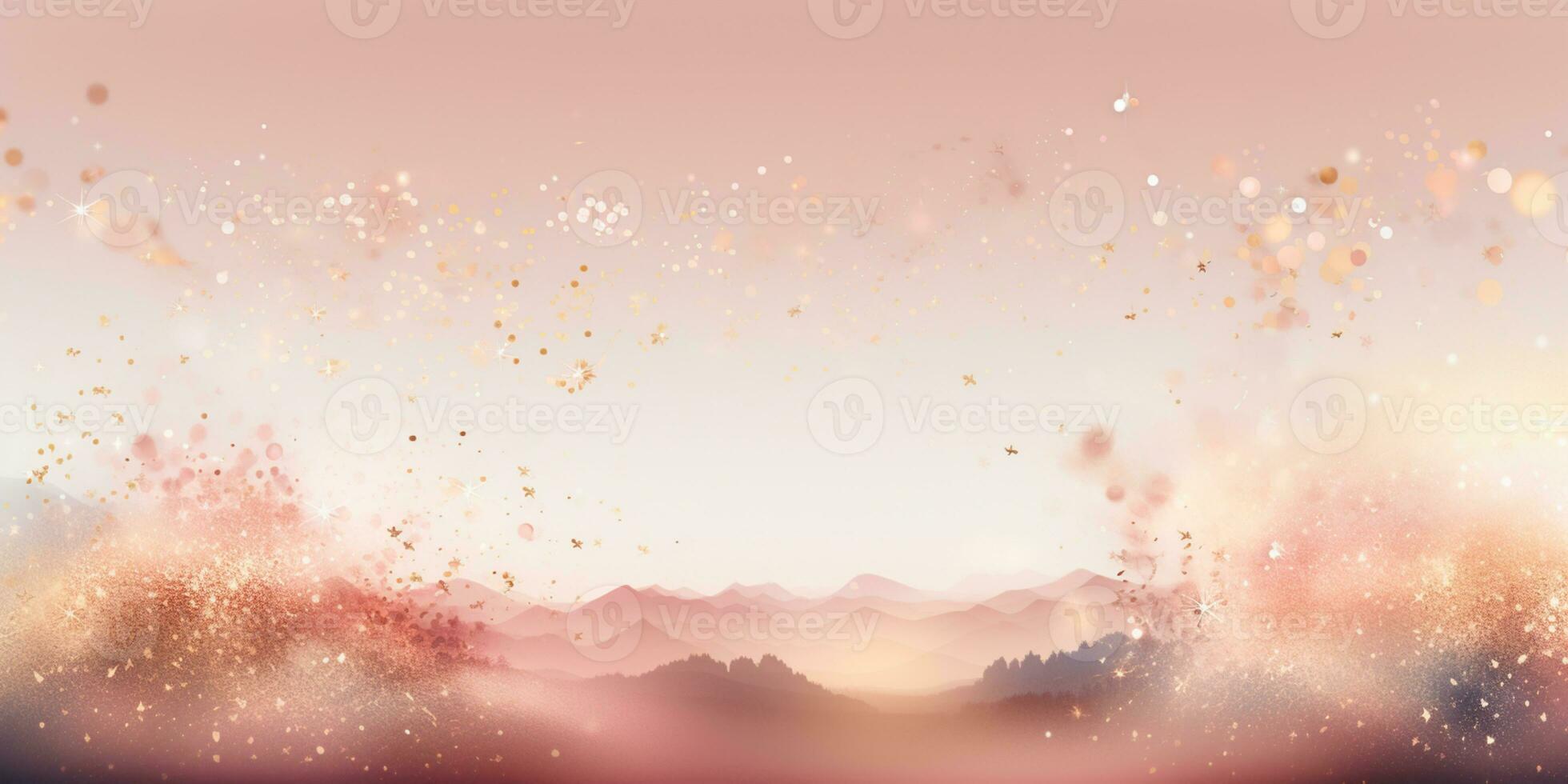 Abstract Shiny Luxury Frame, Pastel Color, Premium gift design, Party, invitation card, copy space for text, word, AI Generative photo