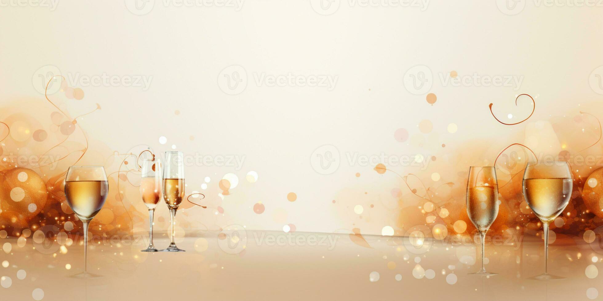 Abstract Shiny Luxury Frame, Gold Color, Premium gift design, Party, invitation card, copy space for text, word, AI Generative photo