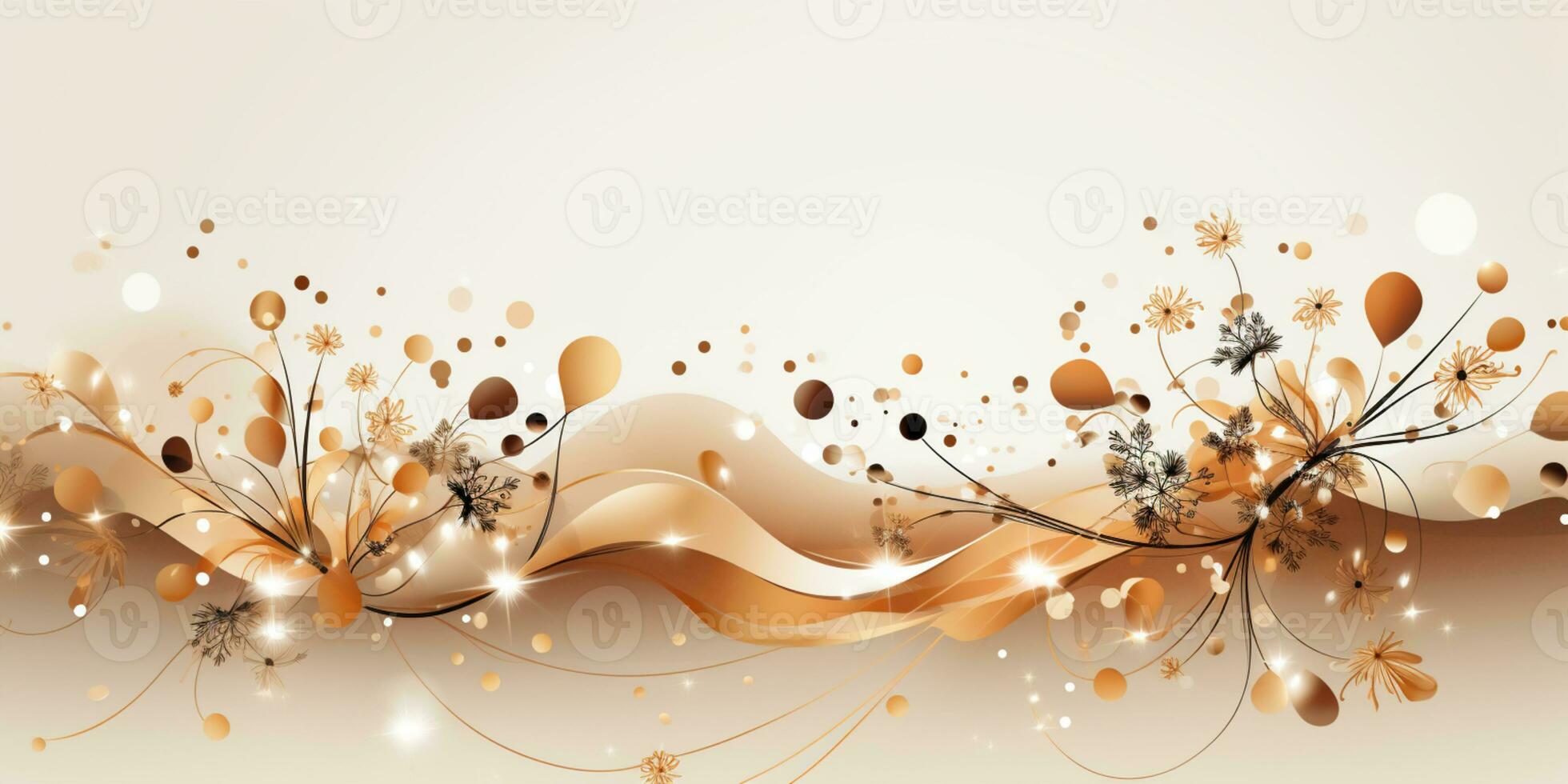 Abstract Shiny Luxury Frame, Gold Color, Premium gift design, Party, invitation card, copy space for text, word, AI Generative photo