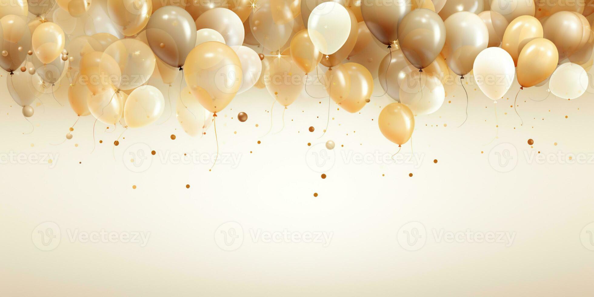 Abstract Shiny Luxury Frame, Gold Color, Premium gift design, Party, invitation card, copy space for text, word, AI Generative photo