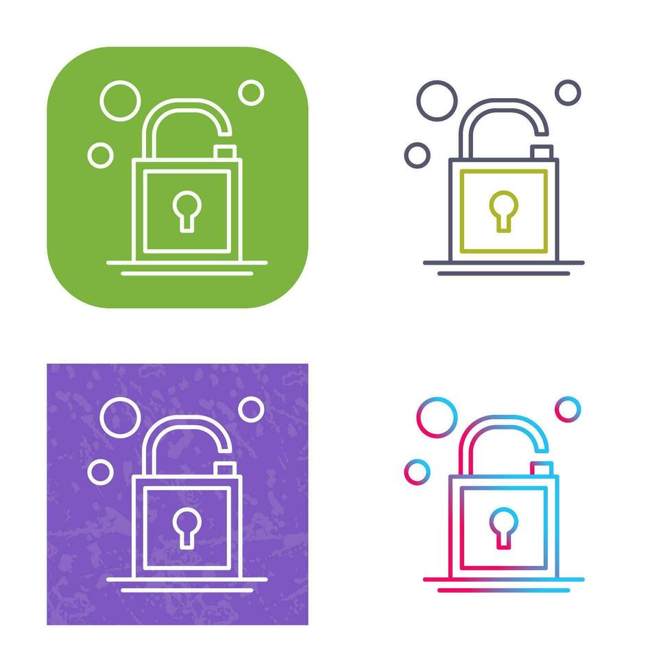 Open Lock Vector Icon