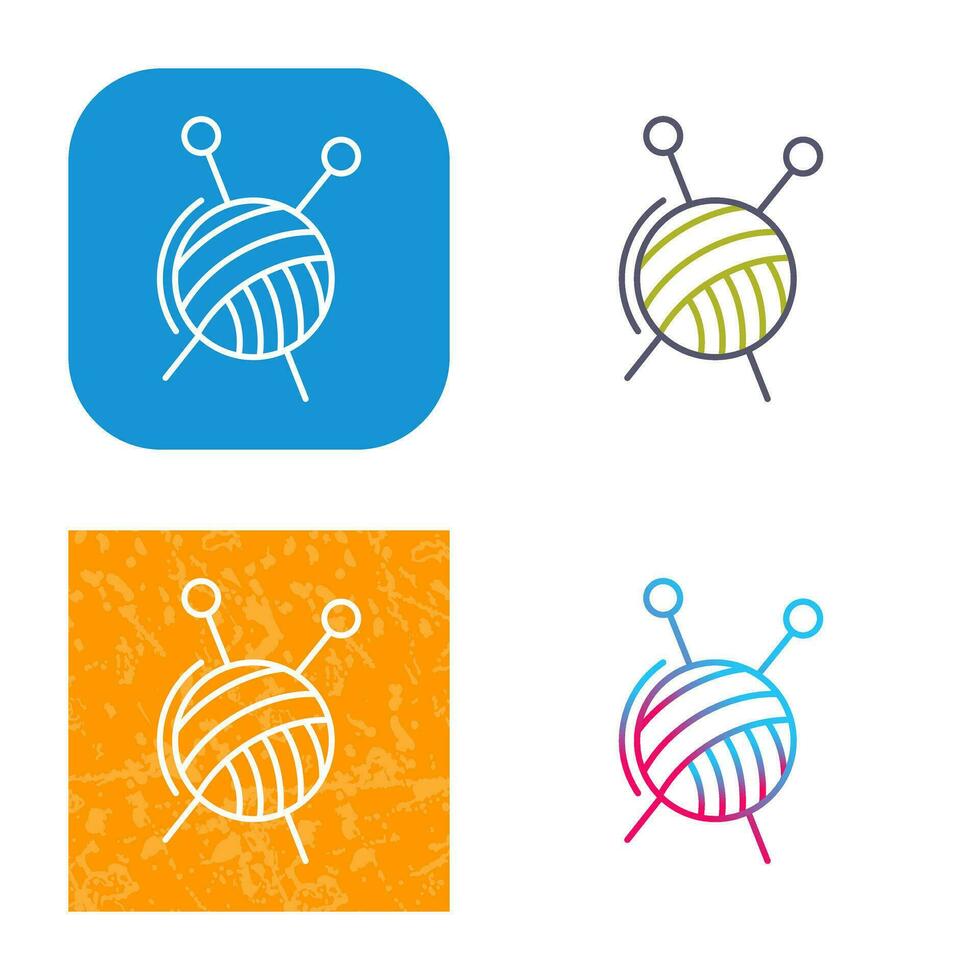 Knitting Vector Icon