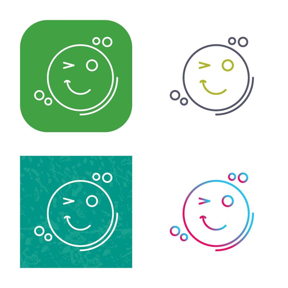 Wink Vector Icon