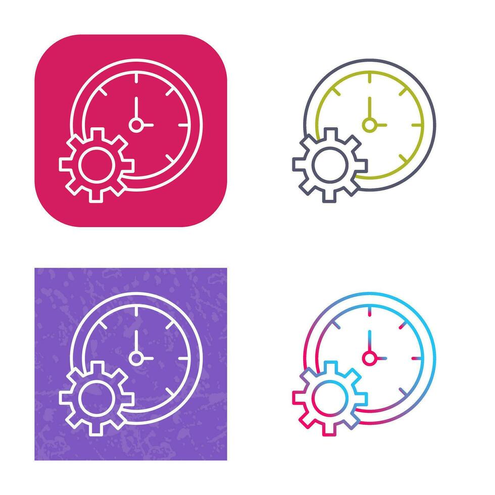 Time Setting Vector Icon