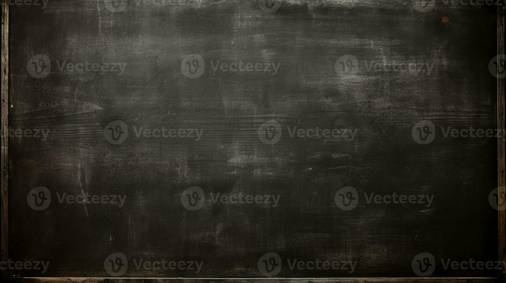 Blank black chalkboard, School education, back to school concept, AI Generative photo