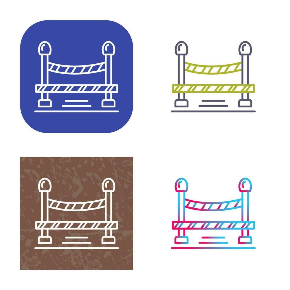 Do Not Cross Line Vector Icon