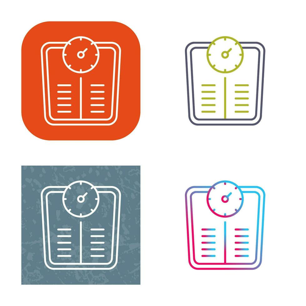 Weight Scale Vector Icon