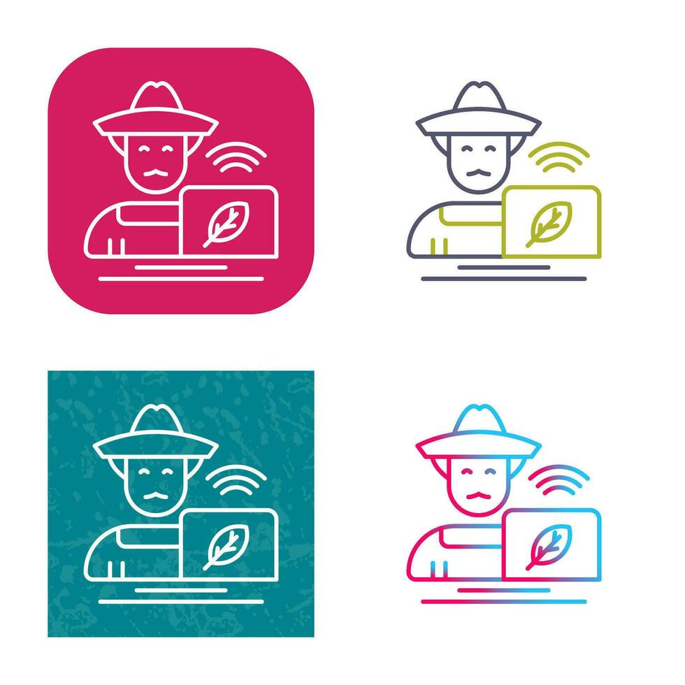 Farmer Vector Icon