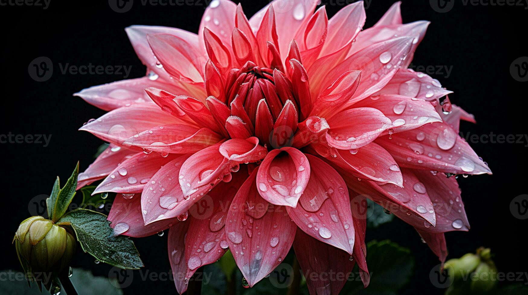 de cerca hermosa flor, vistoso flor para saludo tarjeta, ai generado foto