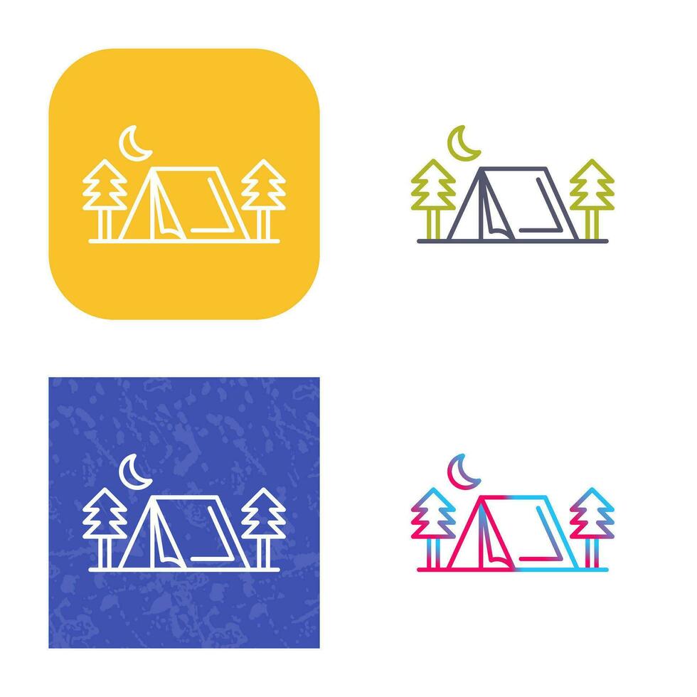 Tent Vector Icon