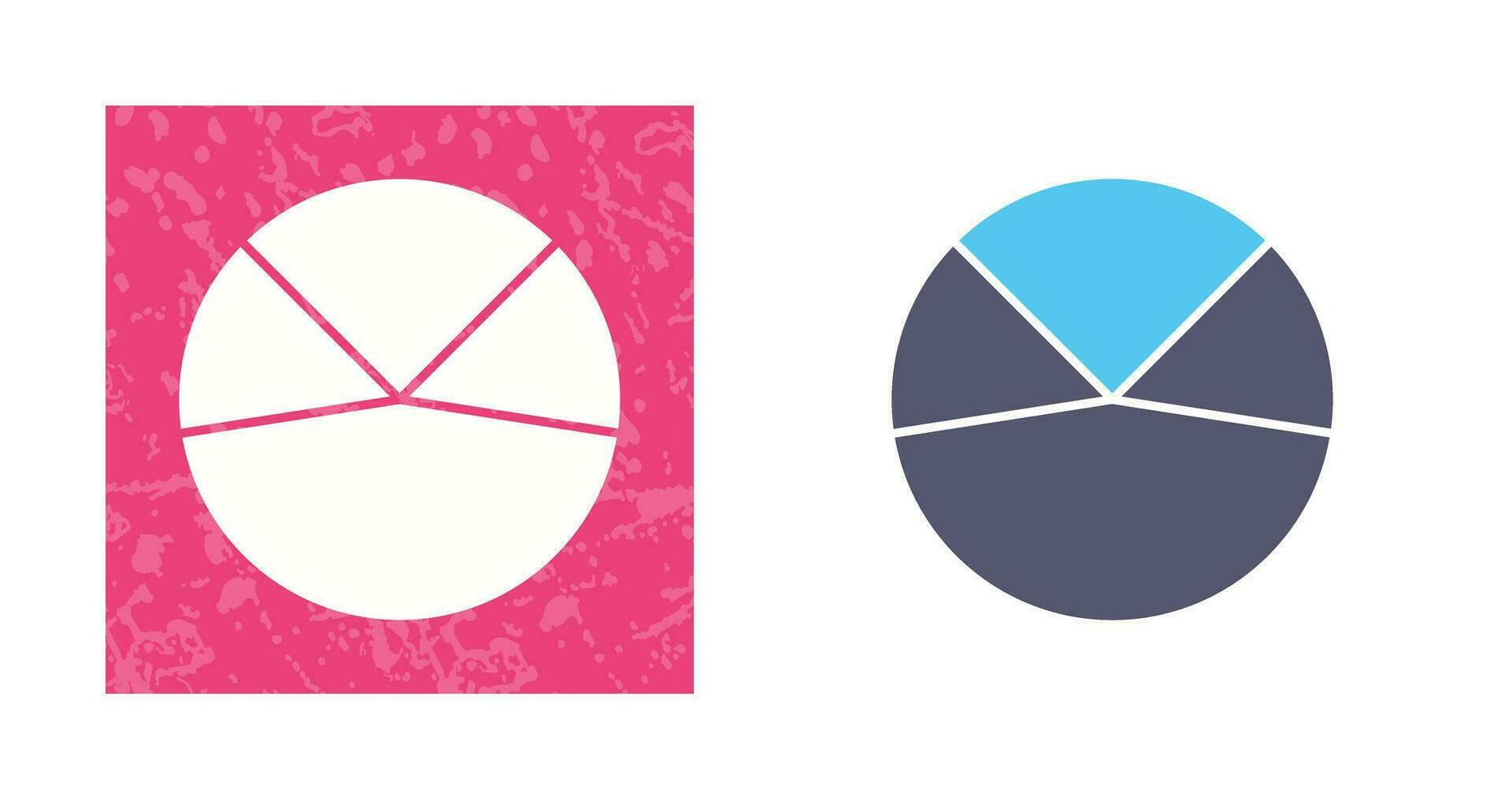 icono de vector de análisis de gráfico circular