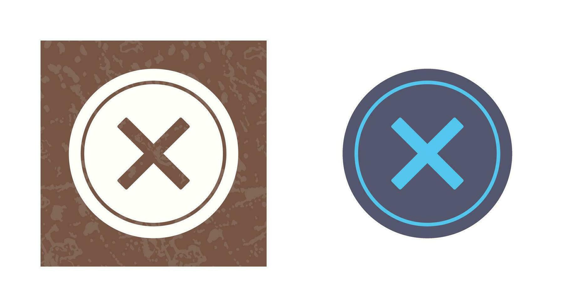 Do Not Cross Vector Icon