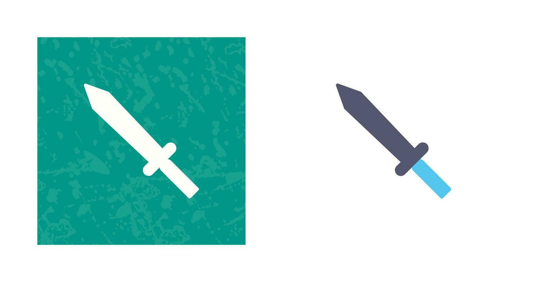 Unique Sword Vector Icon