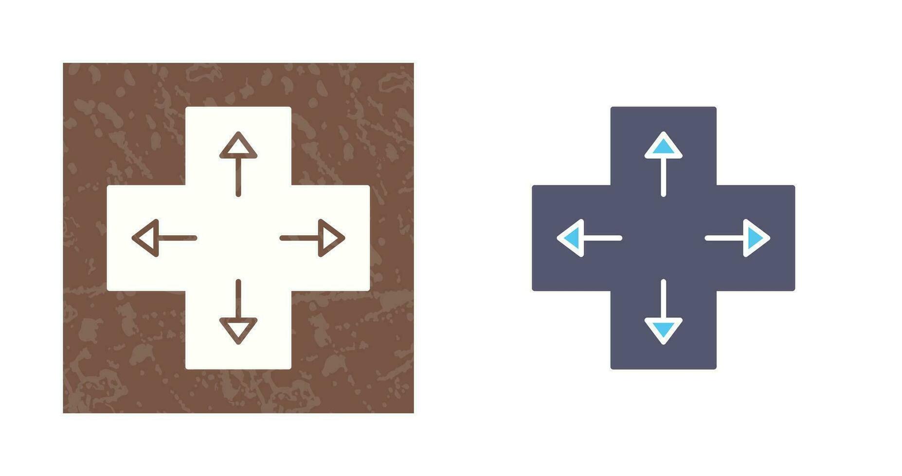 Unique Direction Keys Vector Icon
