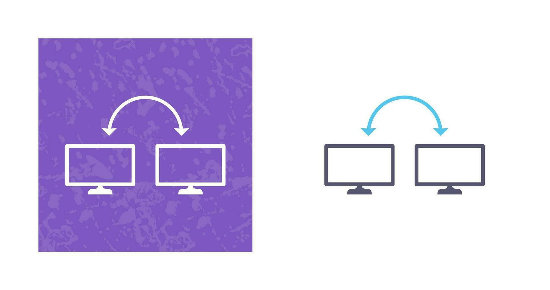 Unique Connected Systems Vector Icon