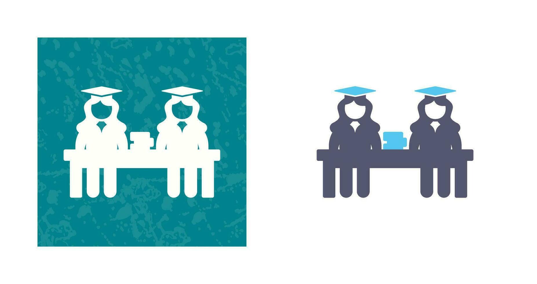Unique Combined Study Vector Icon