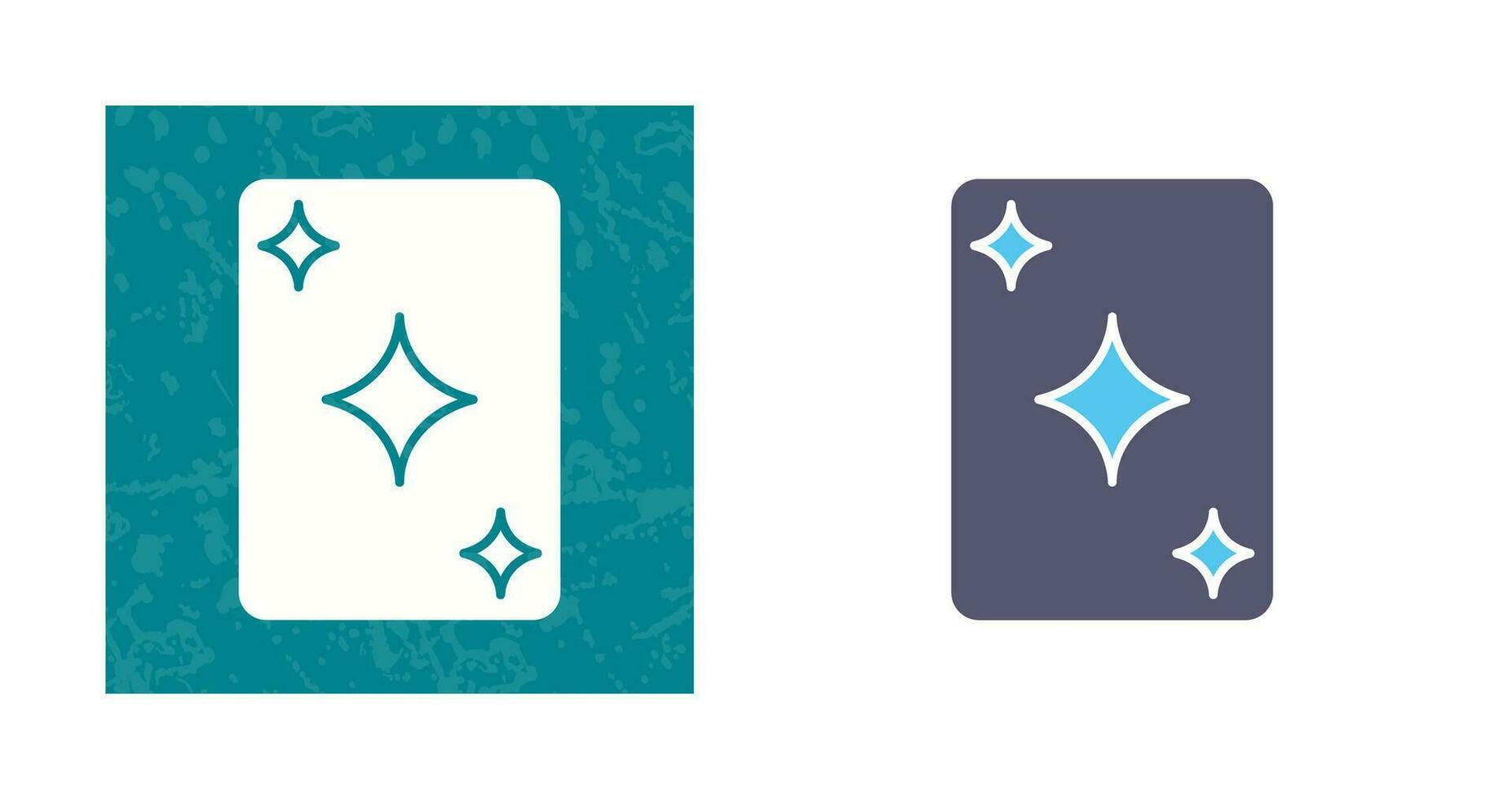 Unique Card Vector Icon