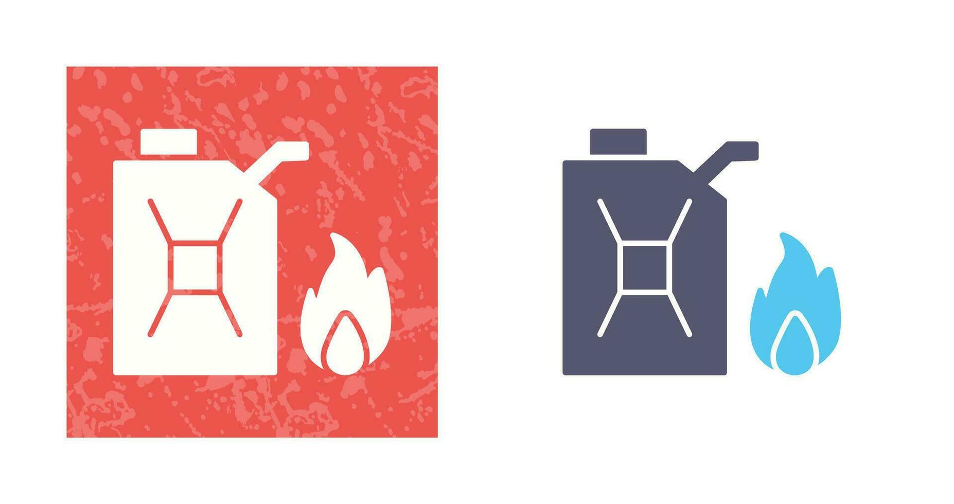 Unique Fuel to Fire Vector Icon