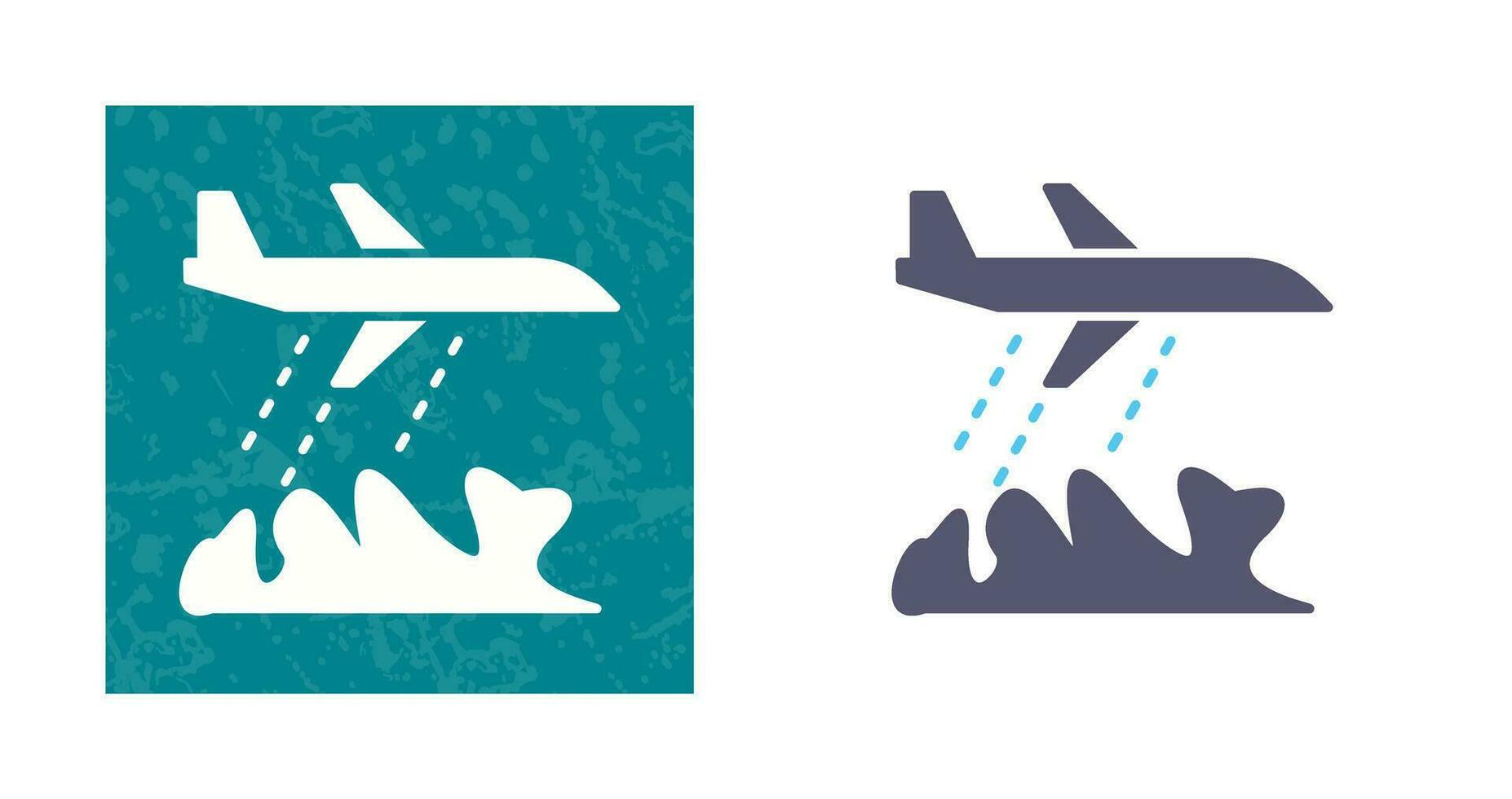 Unique Firefighter Plane Vector Icon