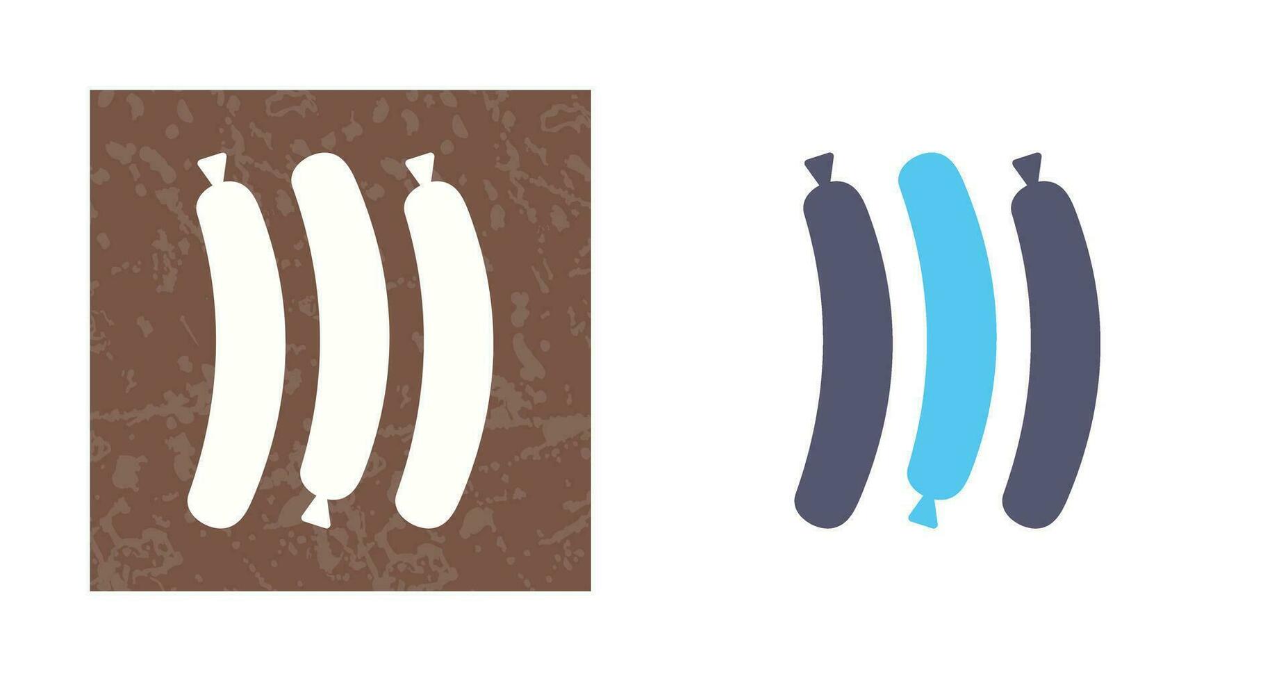 Hot Sausage Vector Icon