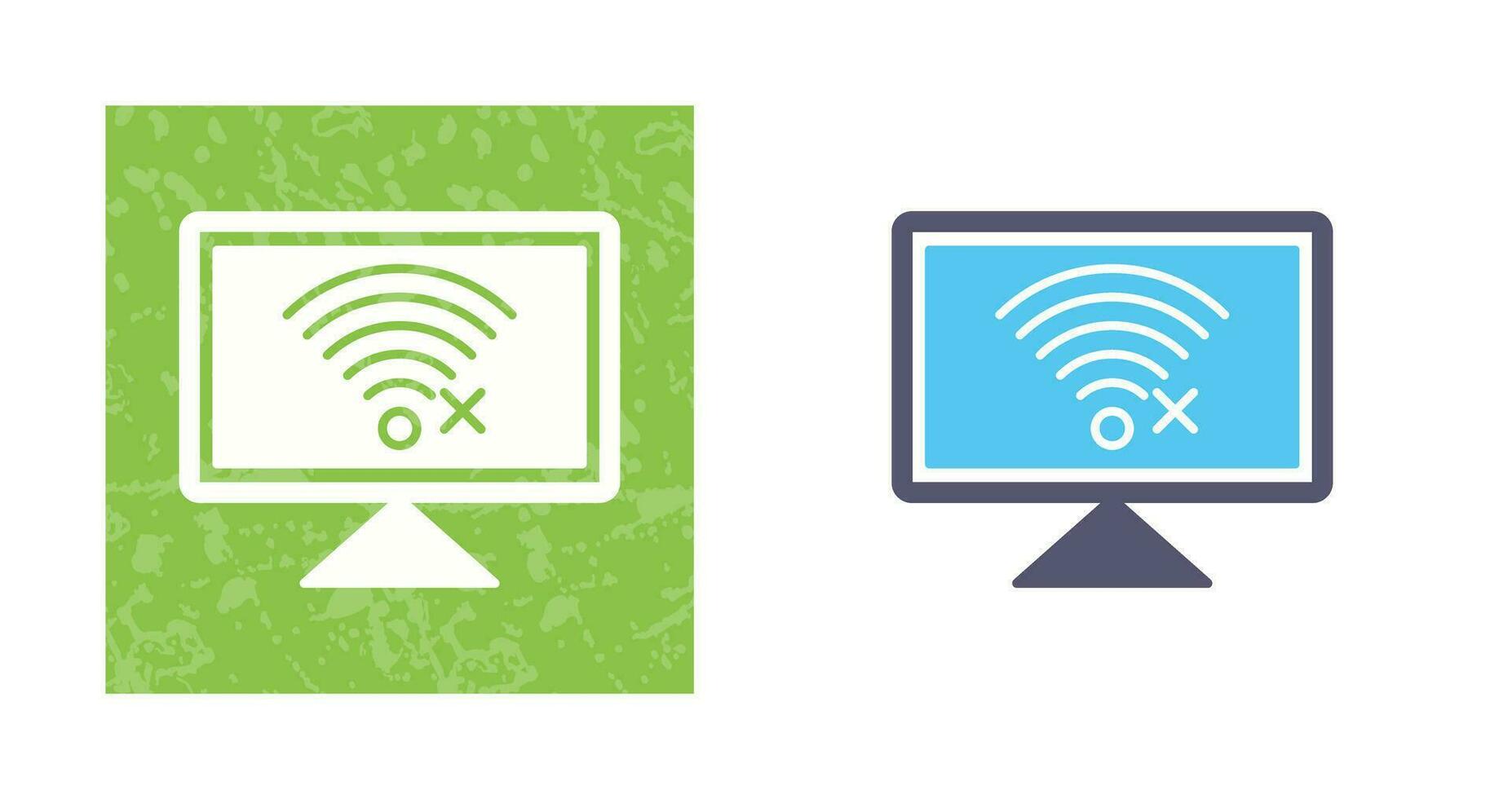 Disconnected Network Vector Icon