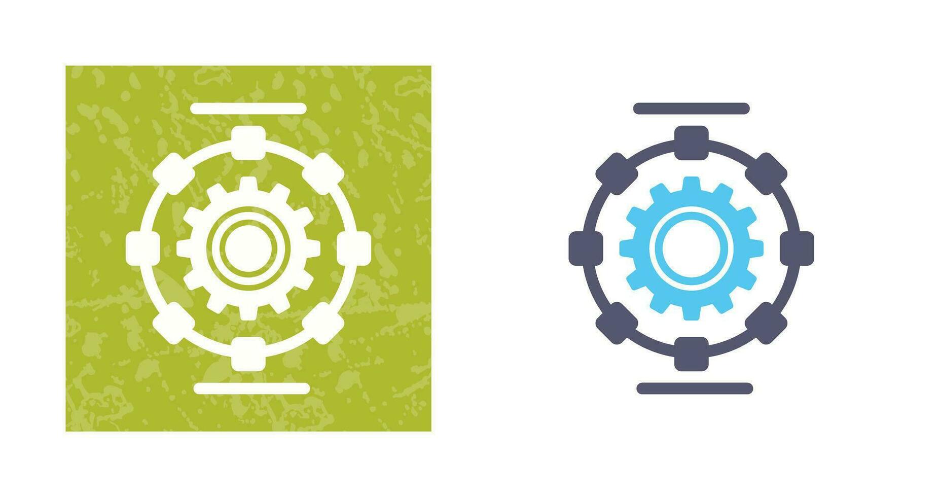 Automated Process Vector Icon