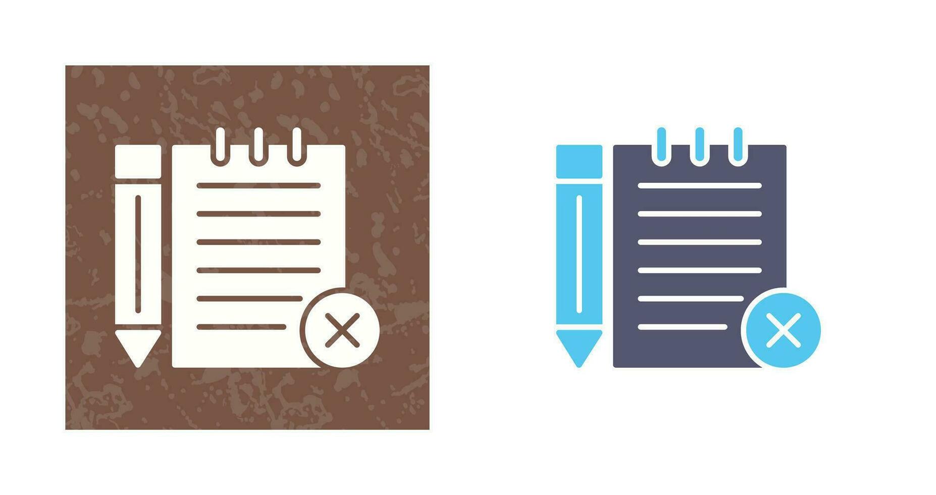 Unchecked Notes Vector Icon