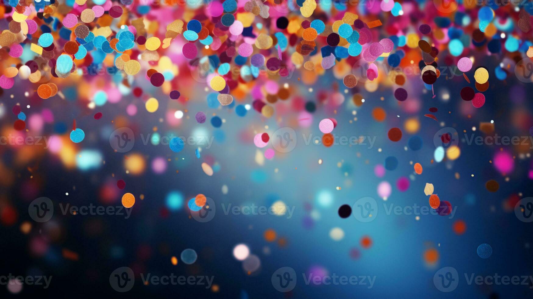 Abstract bokeh Background defocused lights sparkle, glitter, AI Generative photo