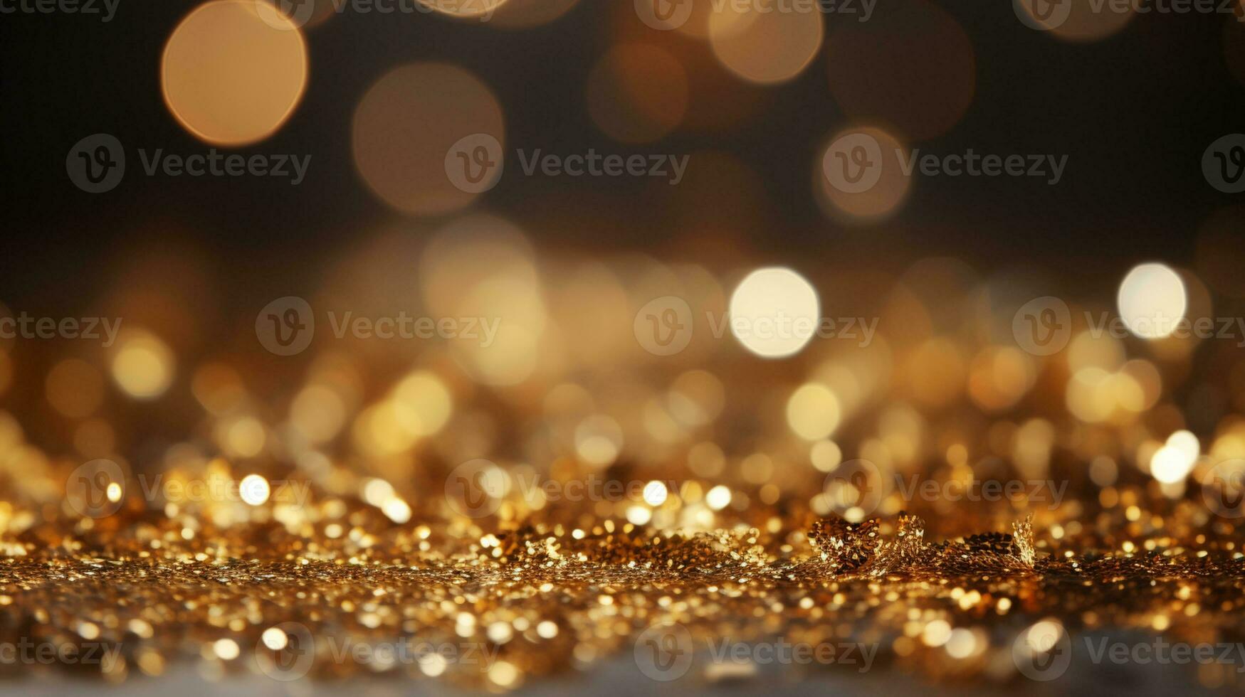 Abstract bokeh Background defocused lights sparkle, glitter, AI Generative photo