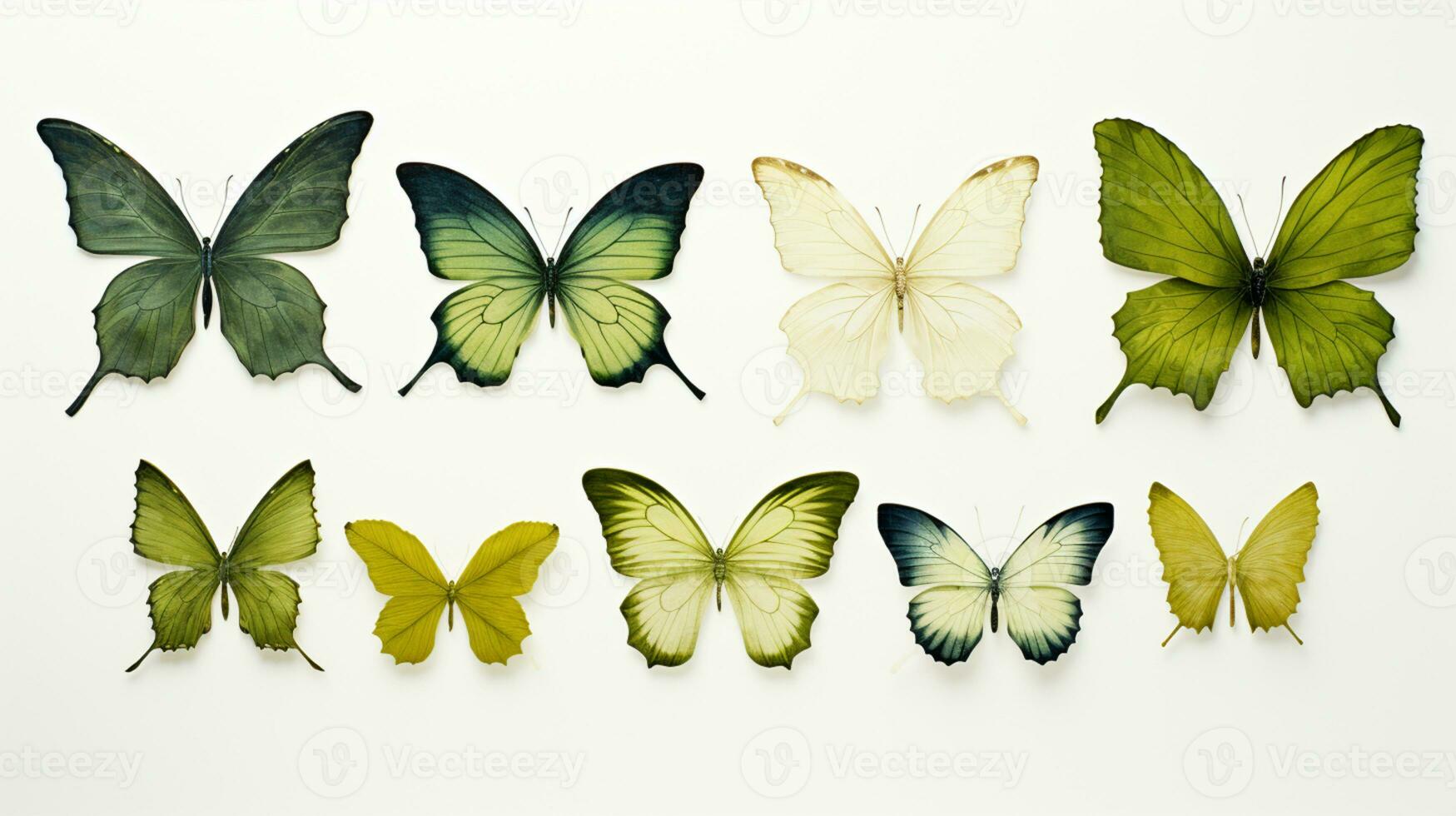 Butterflies on background. Conceptual photo of nature, AI Generative