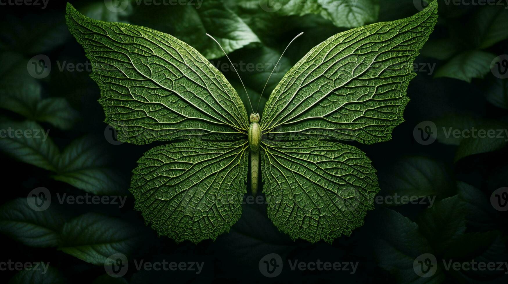 Beautiful Butterfly leaf, AI Generative photo