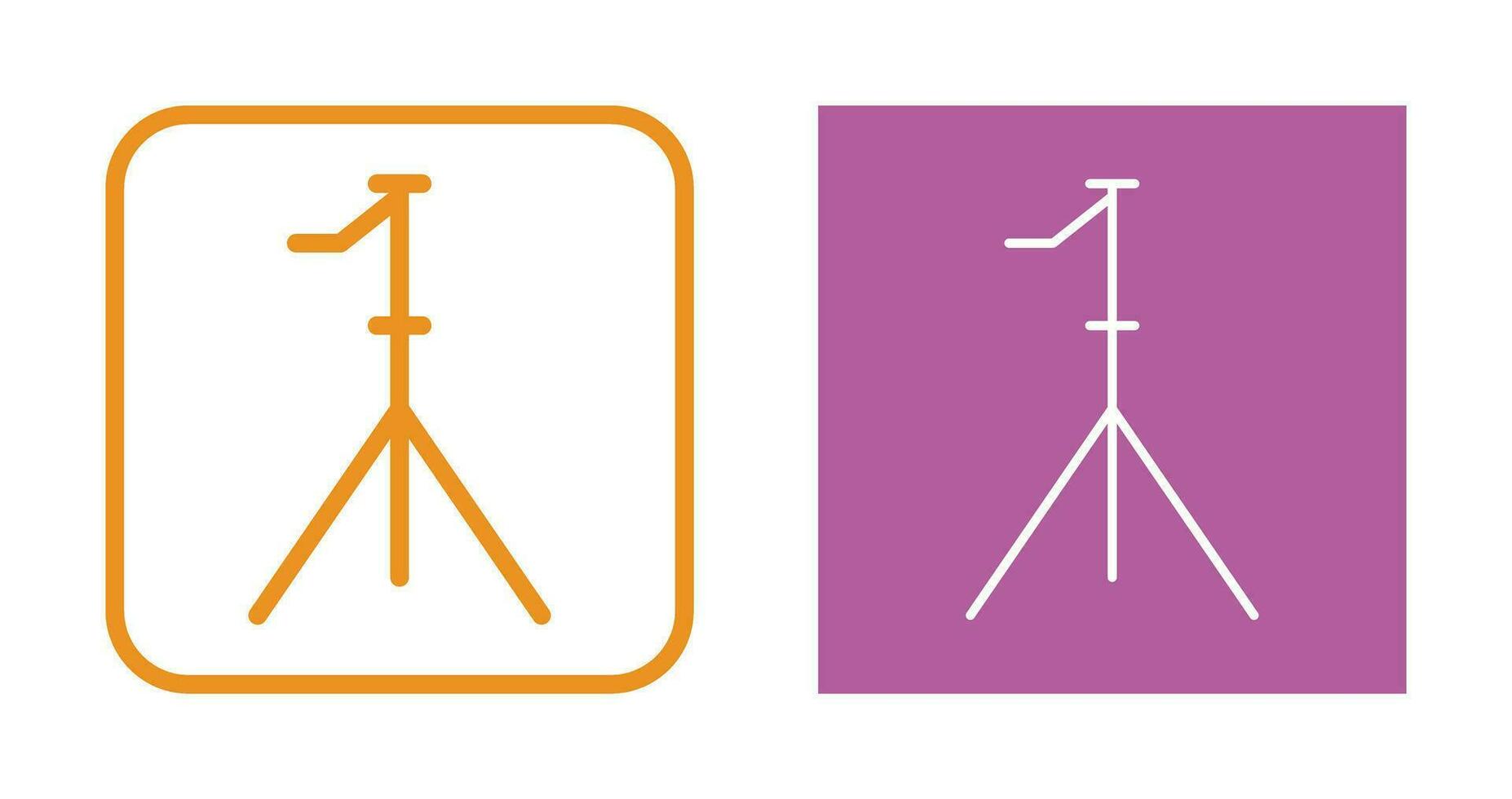 Unique Stand Vector Icon