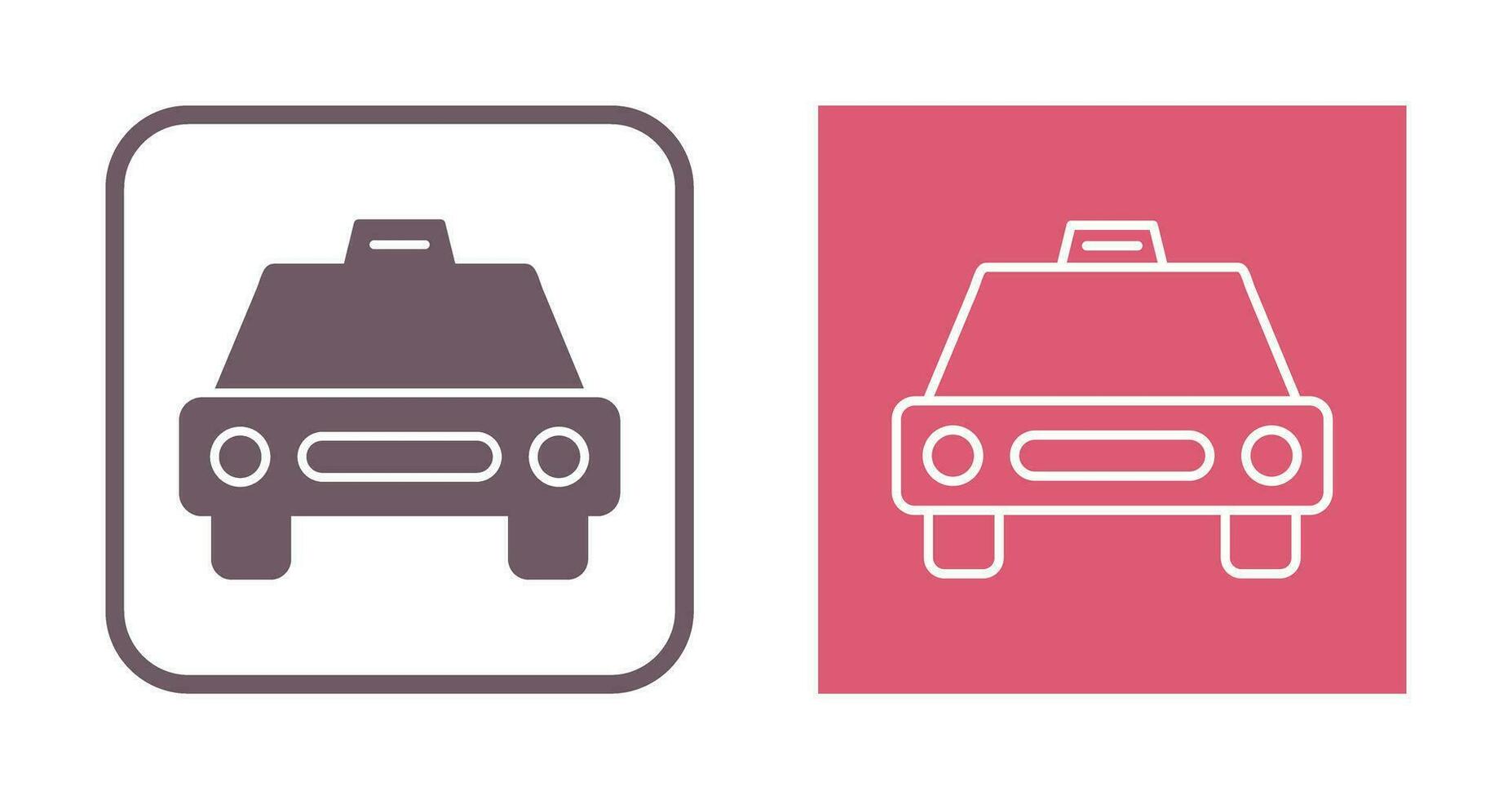 Cab Vector Icon