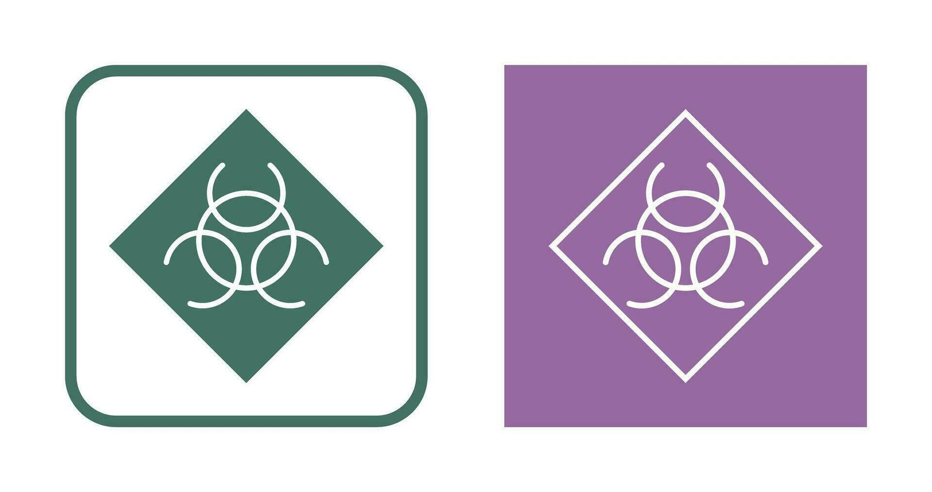 Biological Hazard Vector Icon