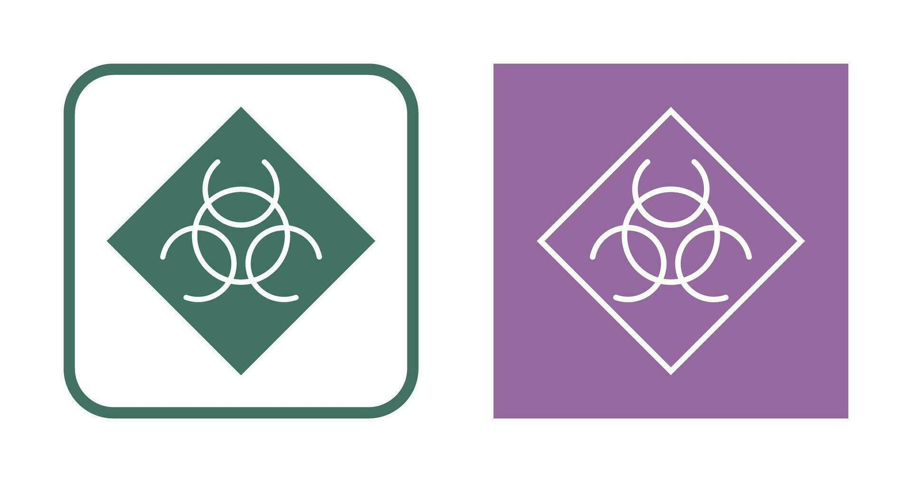 Biological Hazard Vector Icon