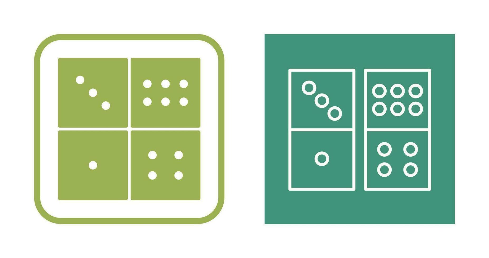 Domino Game Vector Icon