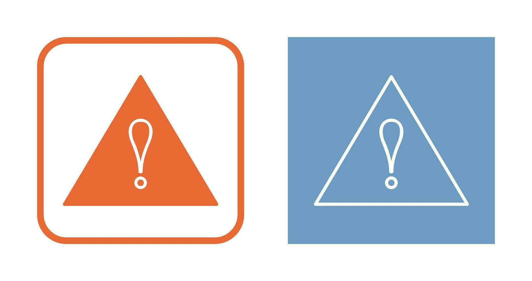 Unique Alert Vector Icon