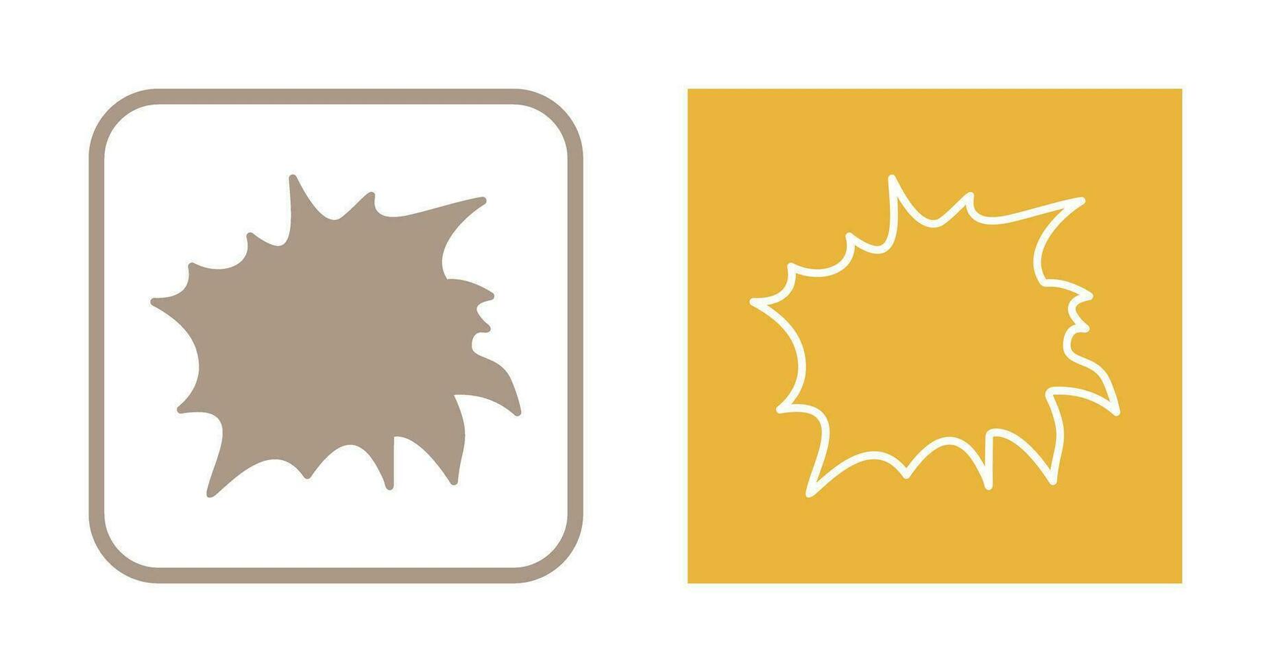 Unique Explosion Vector Icon