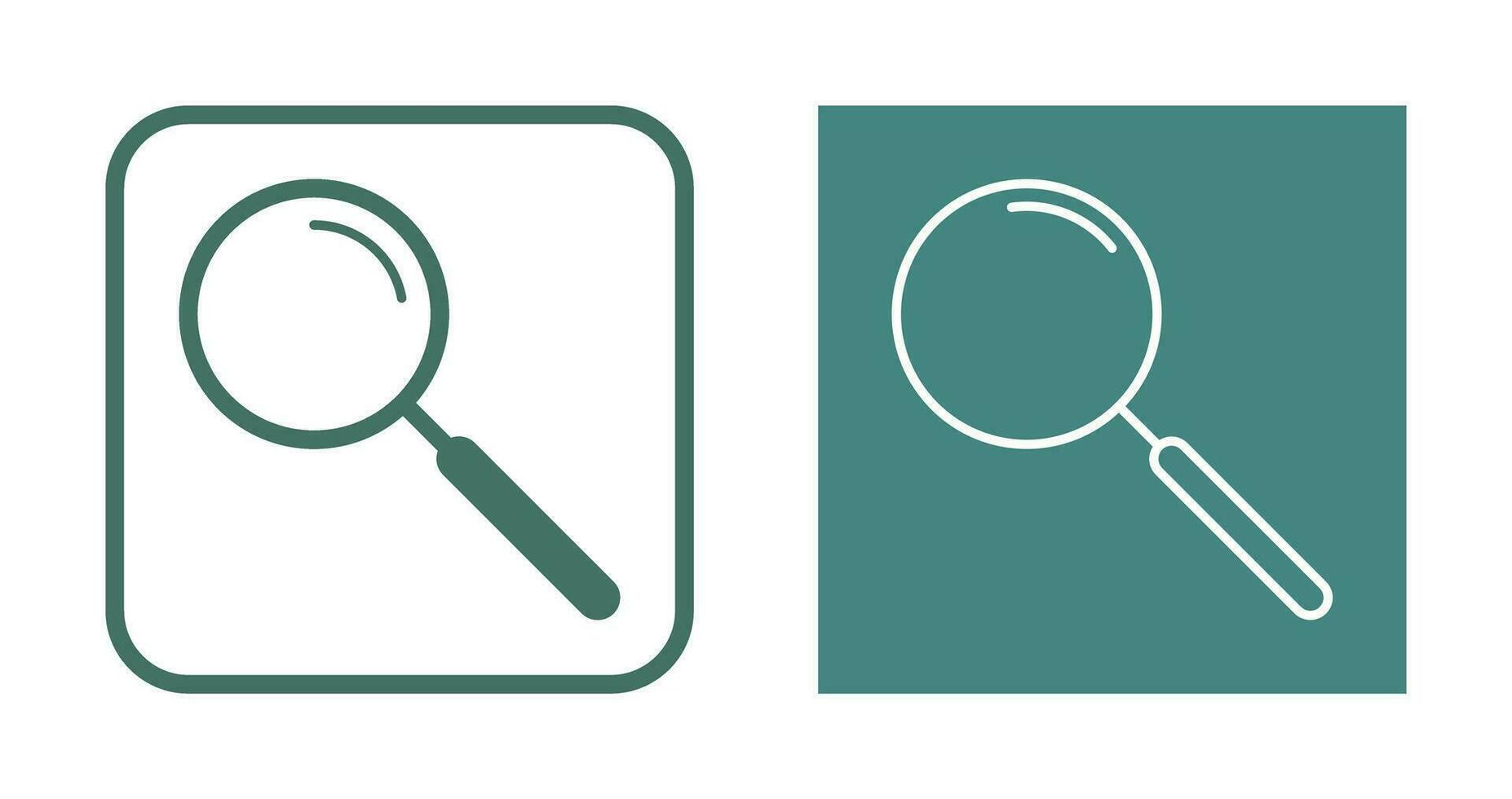 Unique Search Vector Icon