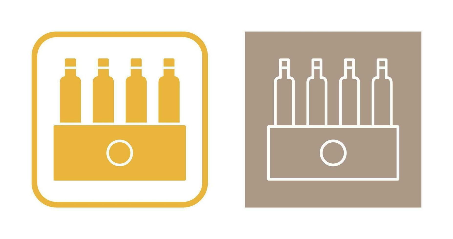 Unique Pack of Beers Vector Icon