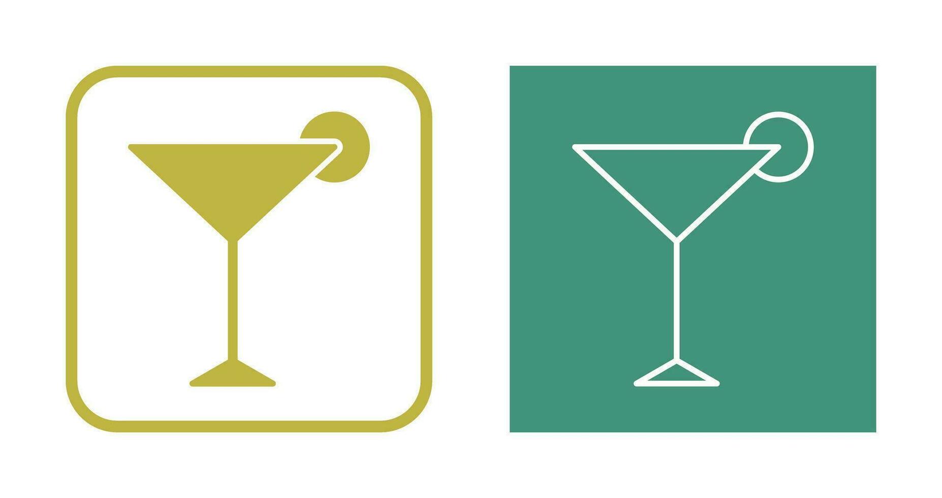 Unique Cosmopolitan Vector Icon