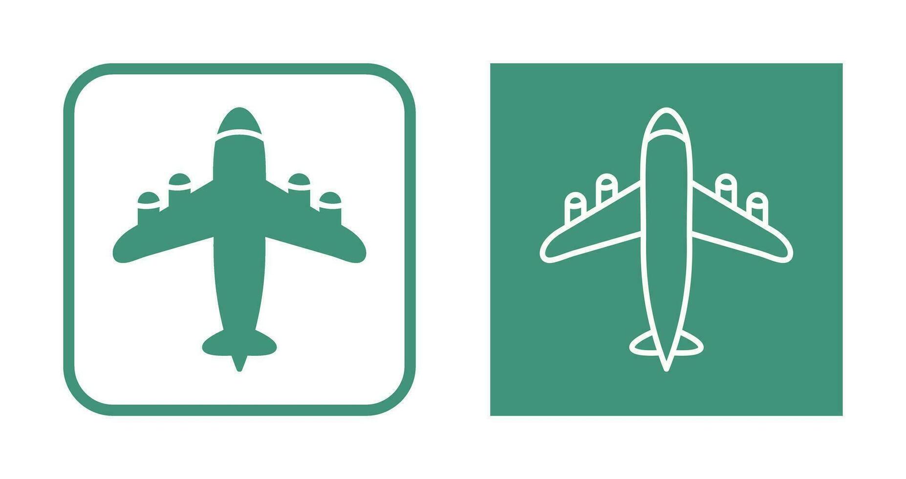Flying Airplane Vector Icon