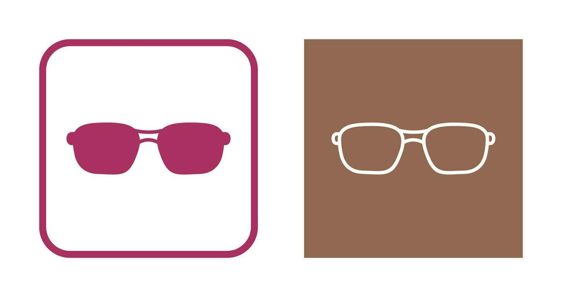 icono de vector de gafas