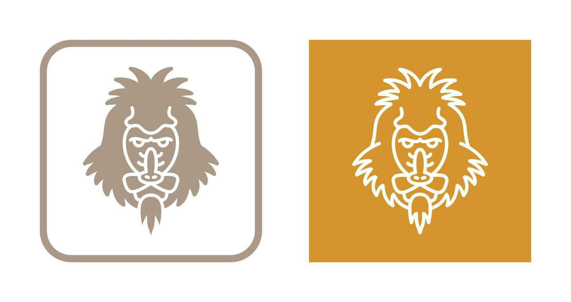 Mandrill Vector Icon